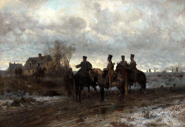 Gierymski Patrol polski by Maksymilian Gierymski