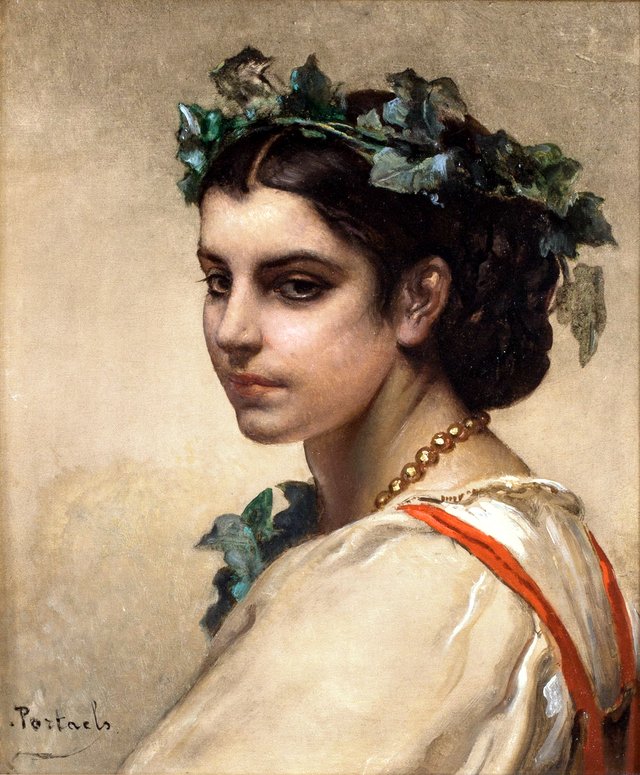 Maiden of the harvest by Jean-François Portaels