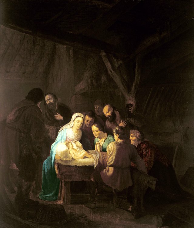 The Adoration of the Shepherds by Willem de Poorter