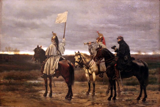 The armistice of 28th January 1871 by Édouard Detaille
