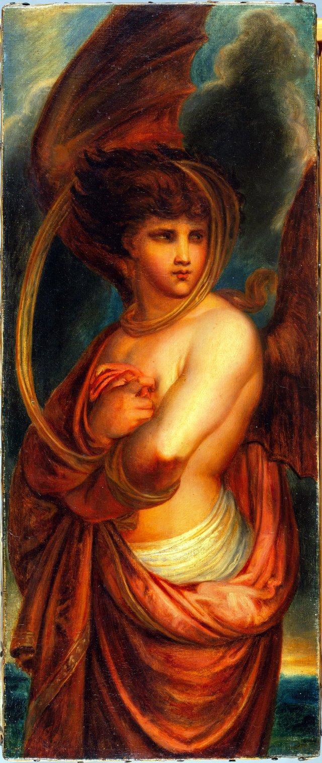 The Angel of Evil by Antoine Wiertz