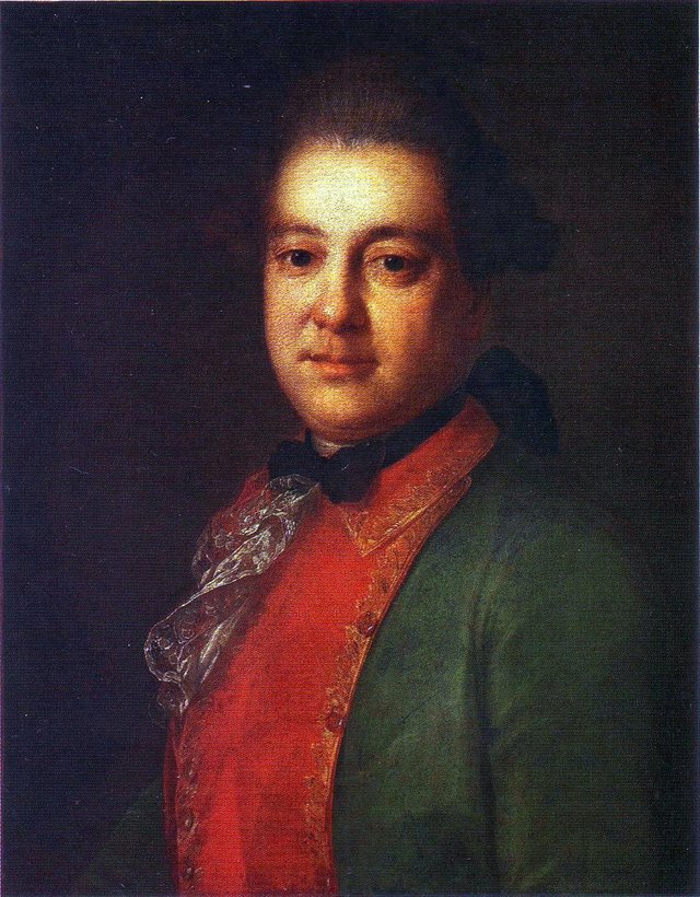 Portrait of Prince Iona F. Dondukov by Fyodor Rokotov