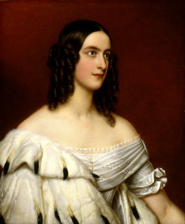 Bildnis der Caroline Prinzessin zu Oettingen-Wallerstein by Joseph Karl Stieler