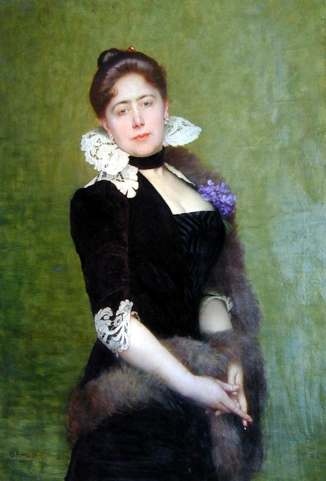 Portrait of a Lady by Jules Lefebvre