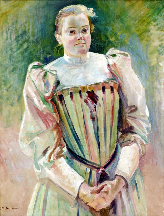 Portret siostry Bronisławy by Jacek Malczewski