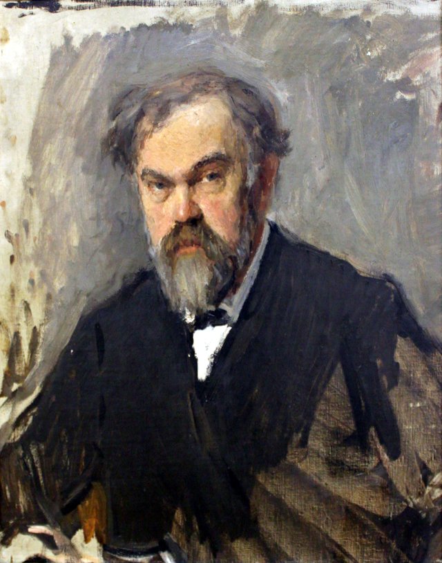 Porträt des P.P. Konchalovsky by Valentin Serov