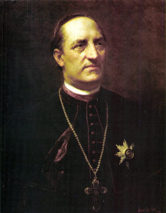 Portrait of Arnold Ipolyi by Gyula Benczúr