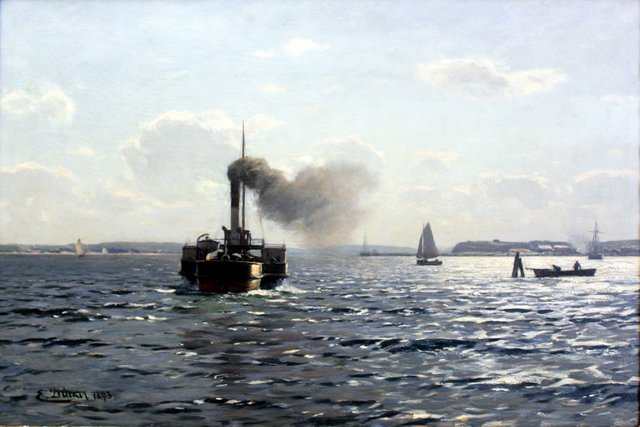 The Baltic near Flensburg by Eugen Dücker