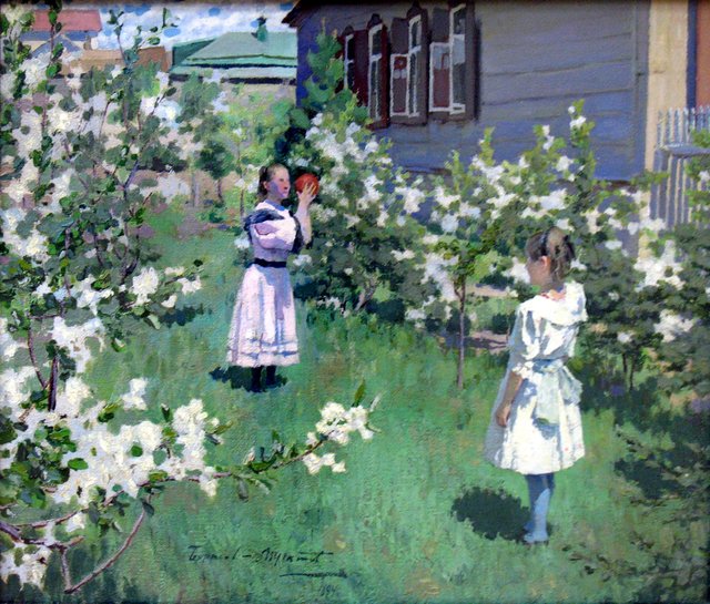 May Flowers, 1894 by Victor Borisov-Musatov