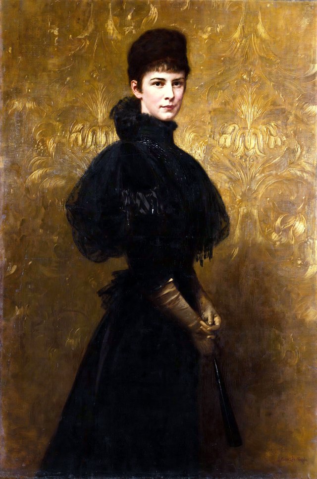 Portrait of Empress Elisabeth by Gyula Benczúr