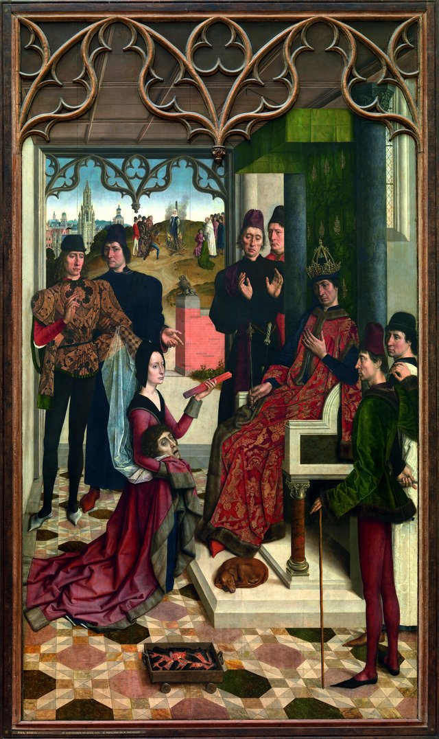 Justice of Emperor Otto III: The Trial by Fire by Dieric Bouts