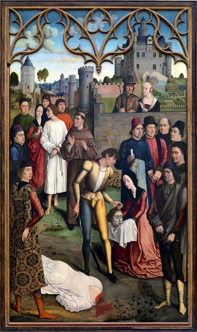 Justice of Emperor Otto III: The Beheading of the Innocent by Dieric Bouts