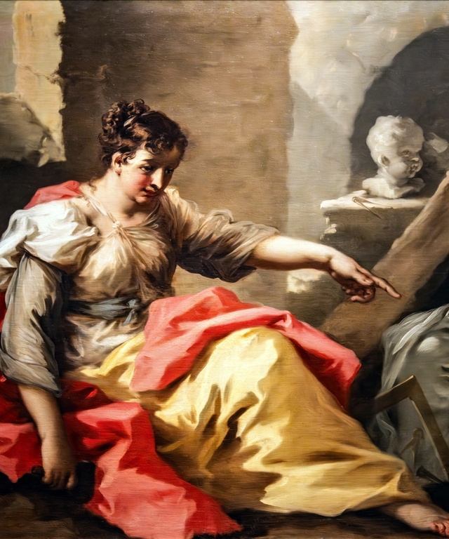 Allegory of Sculpture by Giovanni Antonio Pellegrini