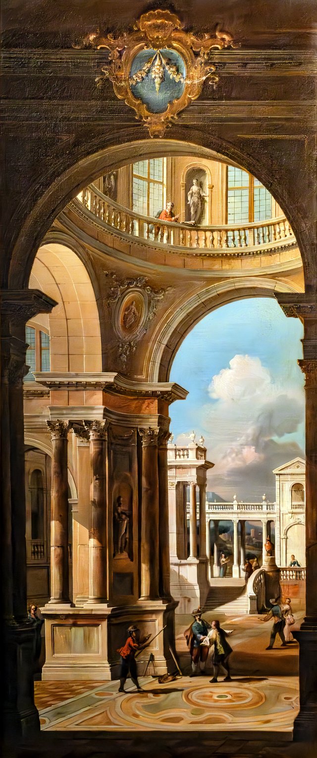 Architectural perspective by Francesco Battaglioli