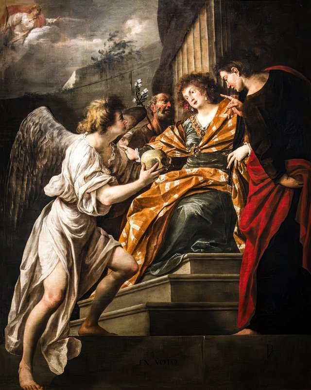 Votive Scene by Pietro della Vecchia