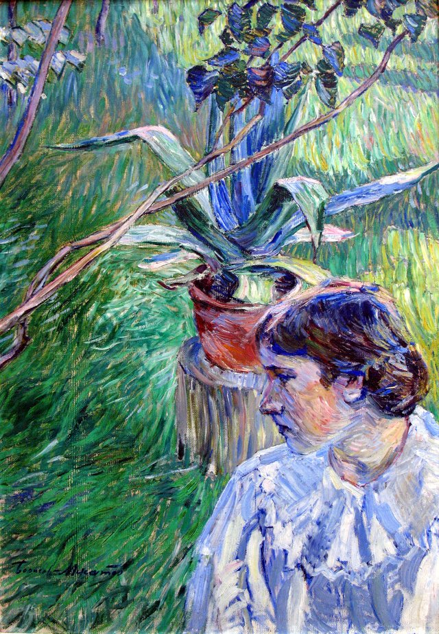 Girl with Agave, 1897 by Victor Borisov-Musatov