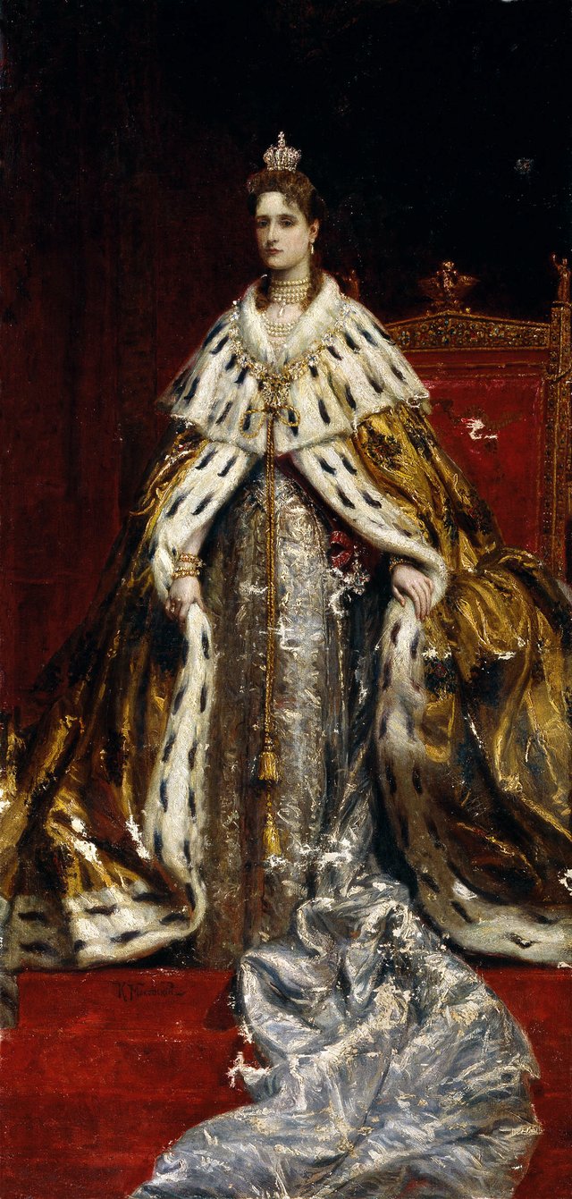 Porträt der Alexandra Feodorovna (Alix of Hesse) (1872-1918) by Konstantin Makovsky