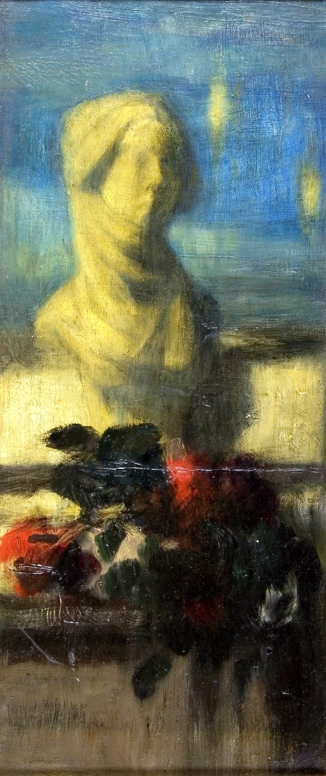Barbarka i kwiaty by Józef Pankiewicz