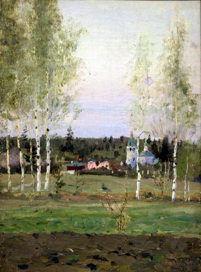 Sketch to the painting „Dmitry-Tsarevich killed“ by Mikhail Nesterov
