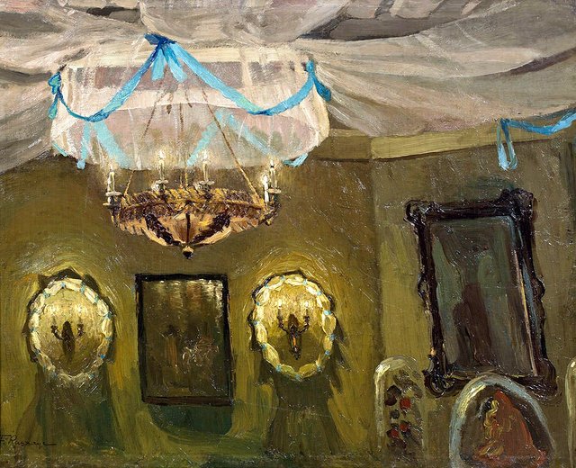 Biały mazur by Ferdynand Ruszczyc