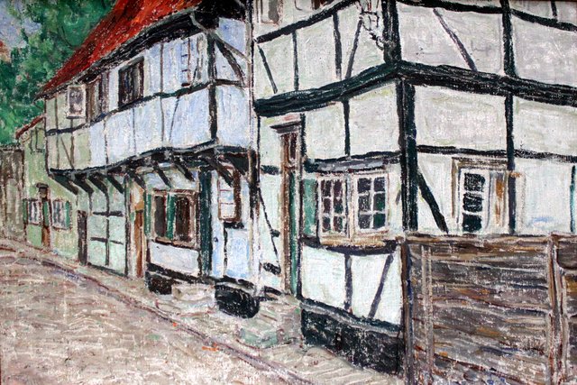 Half-timbered Houses by Christian Rohlfs