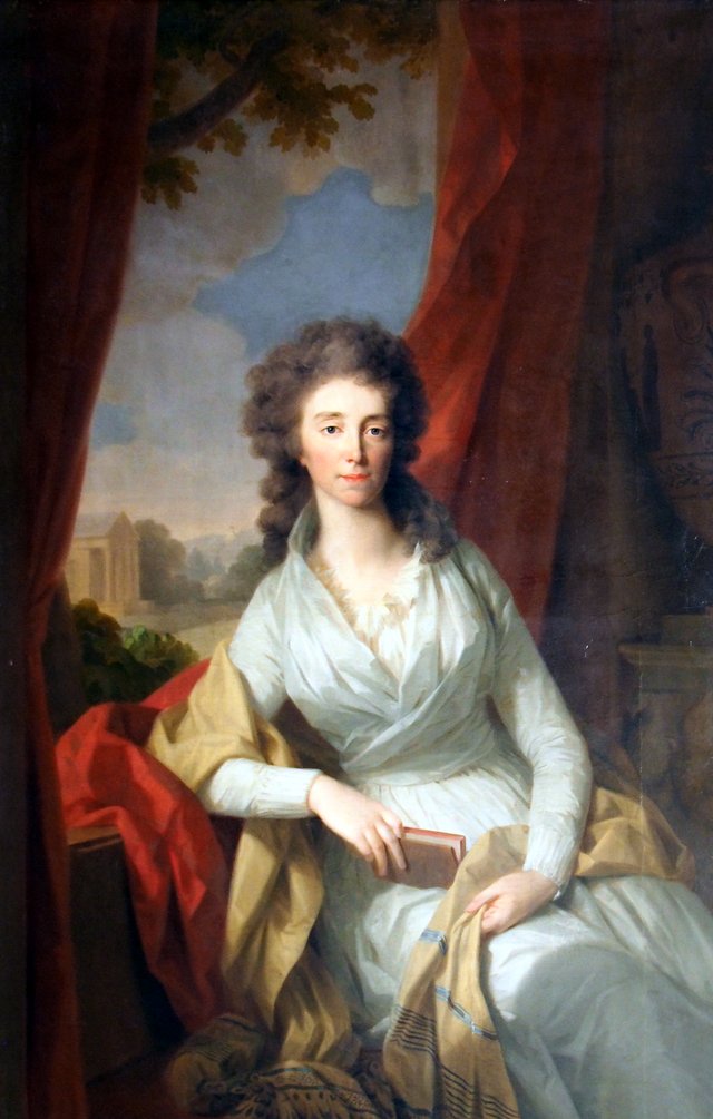 Luise of Hesse-Darmstadt, grand duchess of Saxe-Weimar-Eisenach by Johann Friedrich August Tischbein