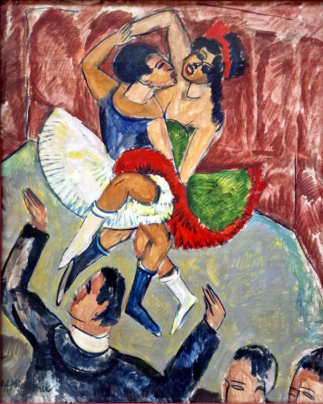 Dancing Scene by Ernst Ludwig Kirchner