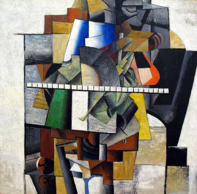Portrait of Mikhail Matyushin by Kazimir Malevich