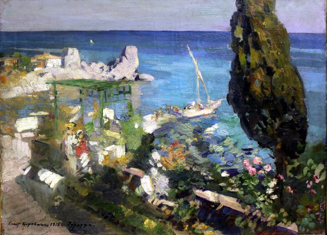 Gurzuf by Konstantin Korovin
