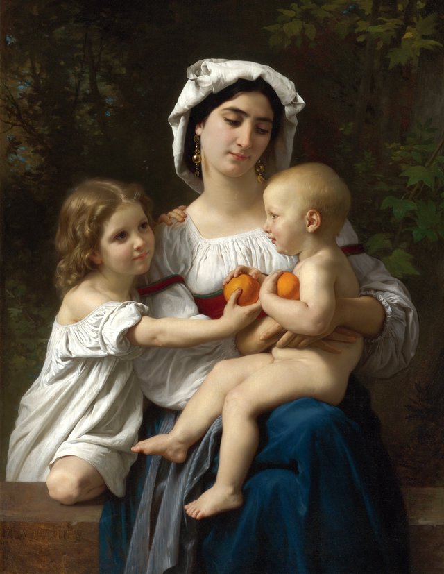Les Oranges by William-Adolphe Bouguereau