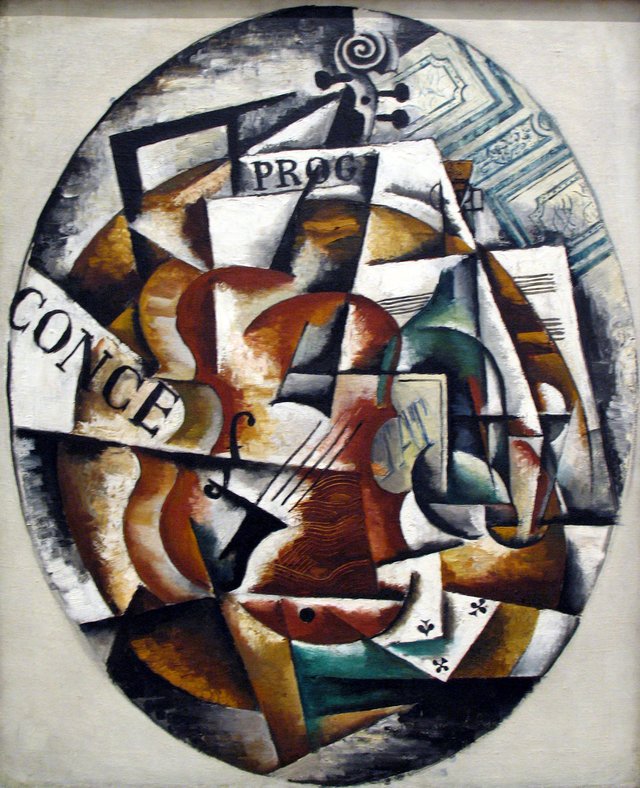 The Violin by Lyubov Popova