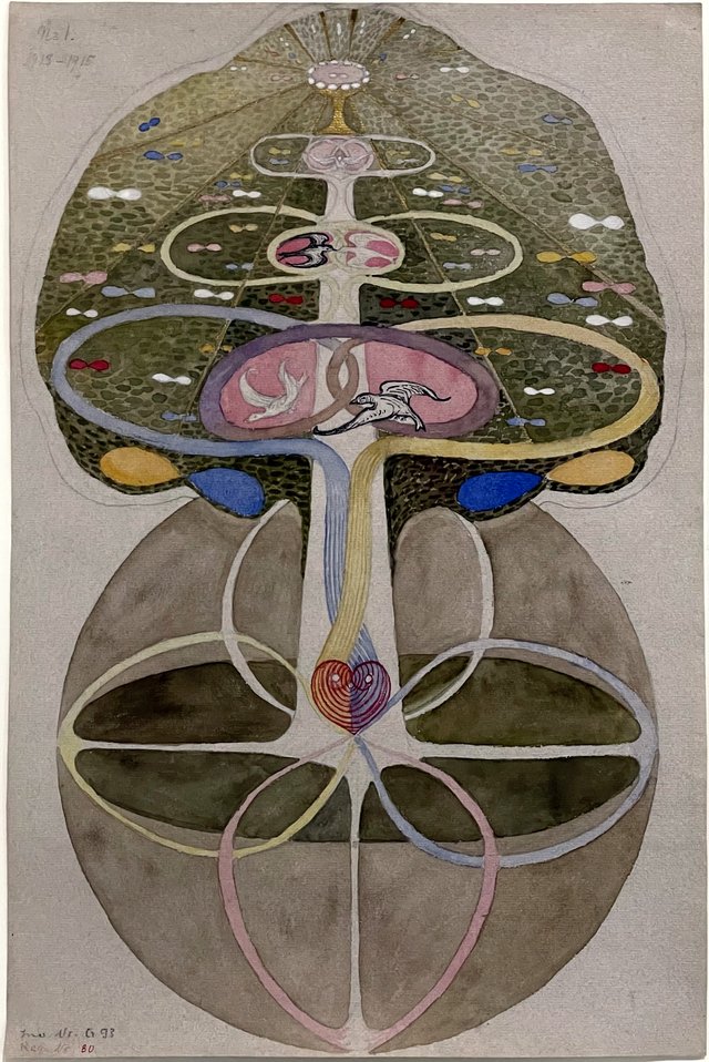 Tree of Knowledge, No. 1 by Hilma af Klint