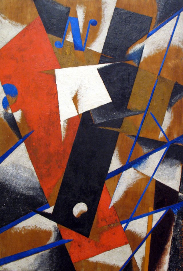 Space-power construction by Lyubov Popova