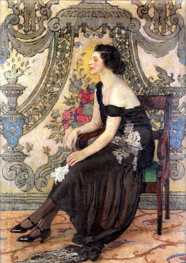 Róża Saronu – Fantazja ornamentalna by Józef Mehoffer