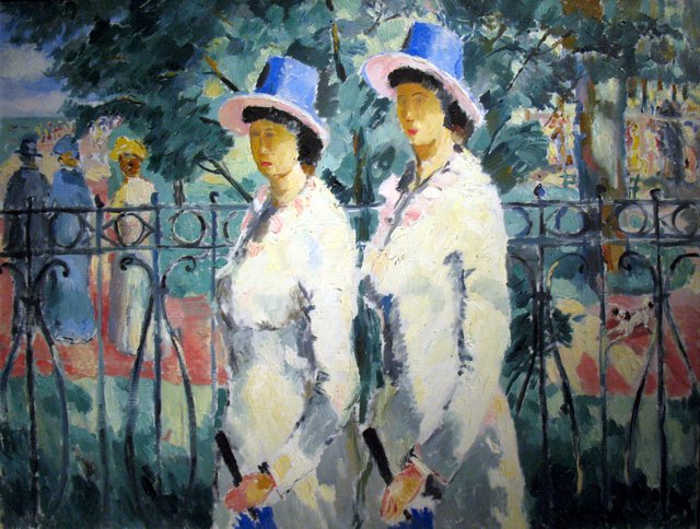 Two Sisters II by Kazimir Malevich