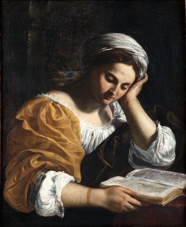 Reading Sibyl by Simone Cantarini
