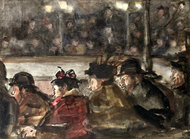 At the circus by Isaac Israëls