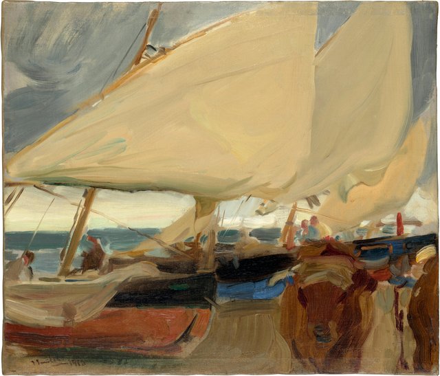 Valencia Beach by Joaquín Sorolla
