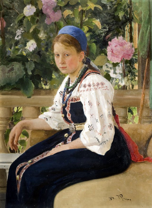 S.F.Mamontova by I.Repin ( by Ilya Repin