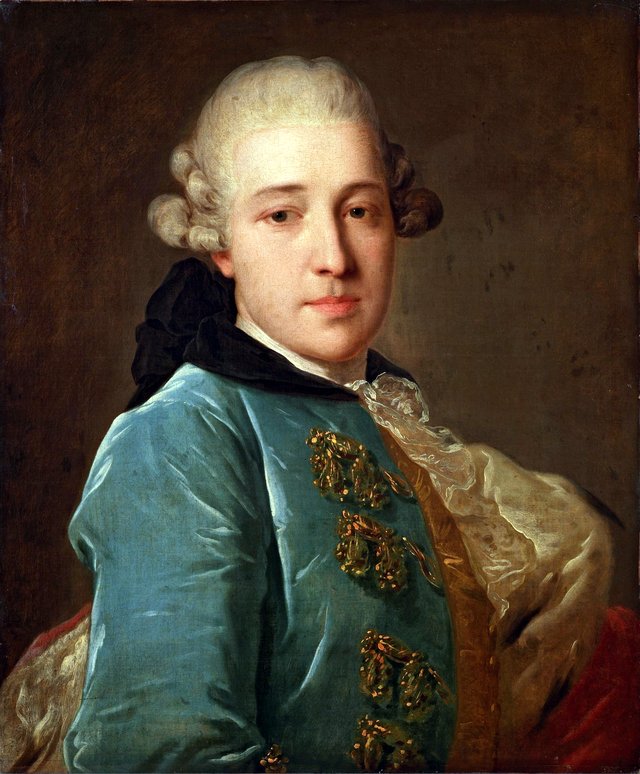 Portrait of Prince Dmitry Mikhailovich Golitsyn by Fyodor Rokotov