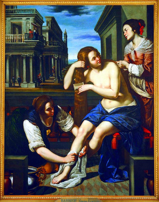 Bathsheba at Her Bath by Artemisia Gentileschi