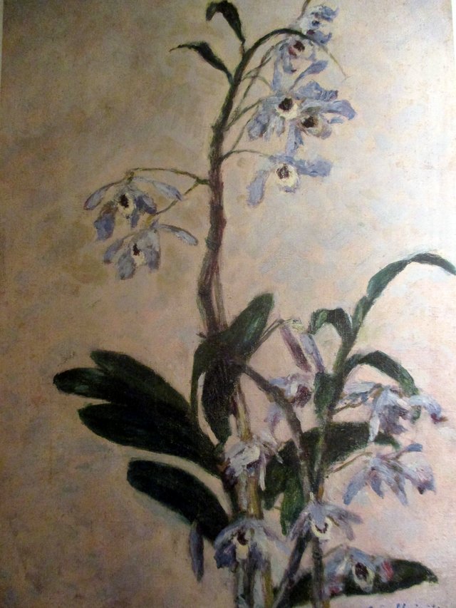 Die Orchideen by Gustave Caillebotte