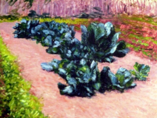 Die Kohlköpfe by Gustave Caillebotte
