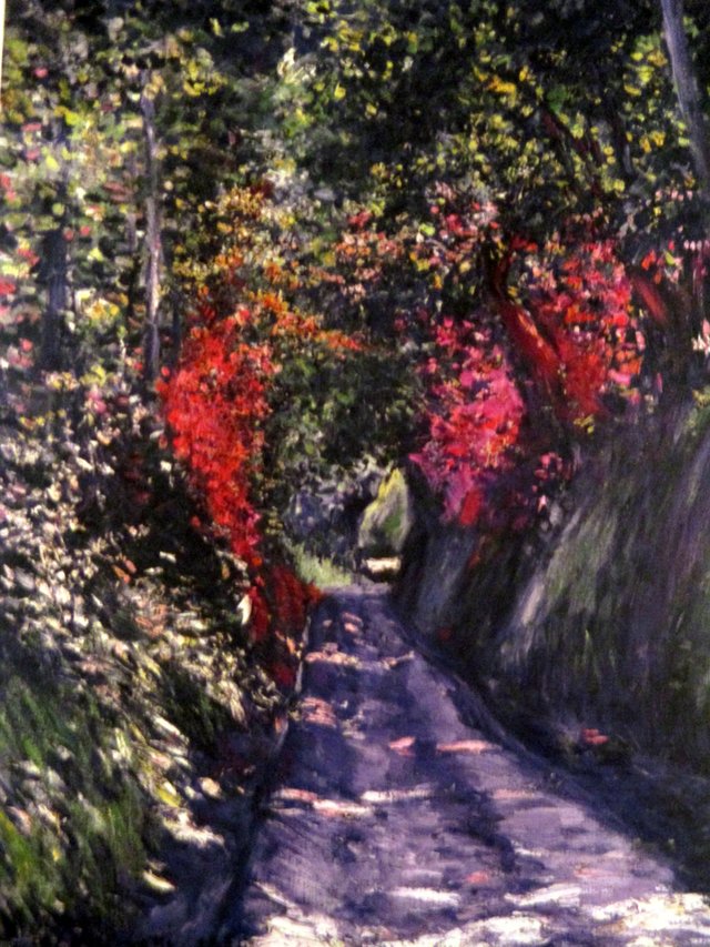 Allee unter Bäumen by Gustave Caillebotte
