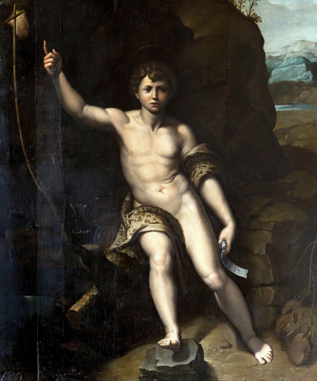 Saint John the Baptist in the Desert by Giulio Romano