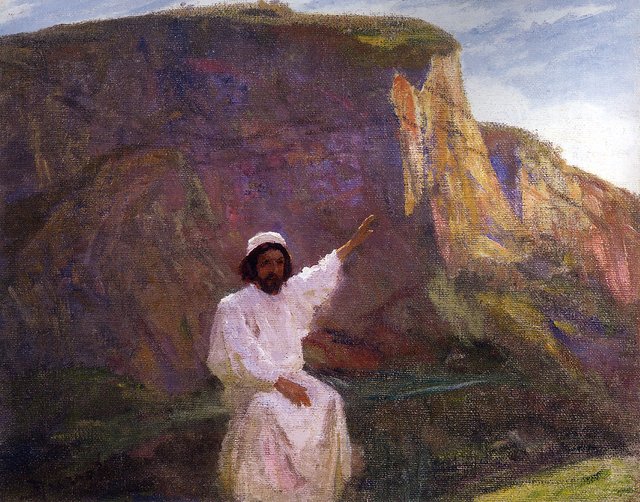 Поленов Палестина. Нагорная проповедь by Vasily Polenov