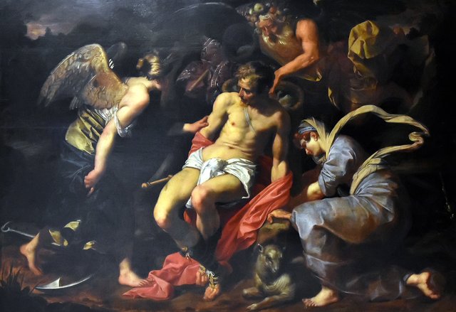 Allegory of the burdens of time by Abraham Janssens I