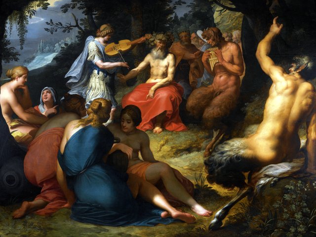 The judgement of Midas by Abraham Janssens I