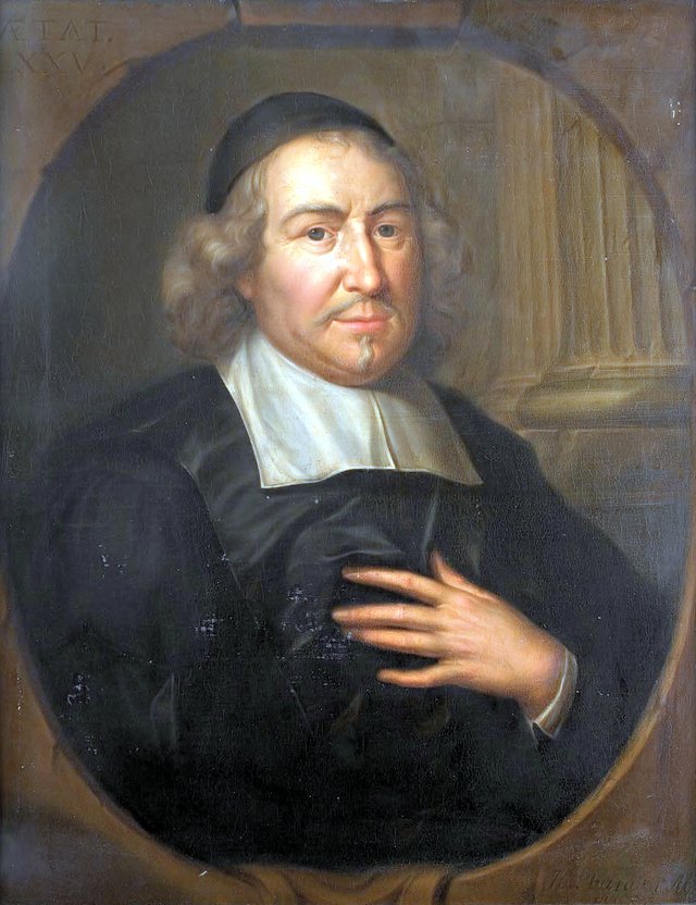 Abraham Heidanus, professor in Theology by Hieronymus van der Mij