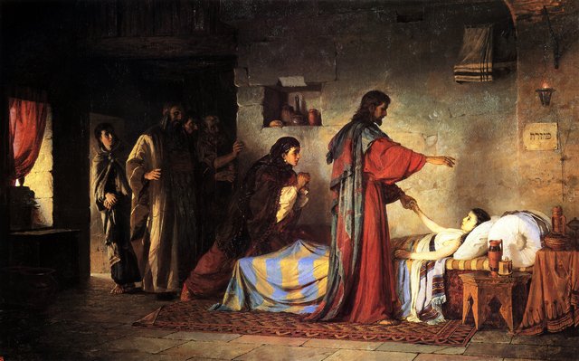 Raising of Jairus' Daughter by Vasily Polenov